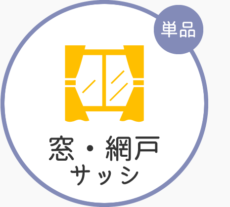 窓・網戸サッシ
