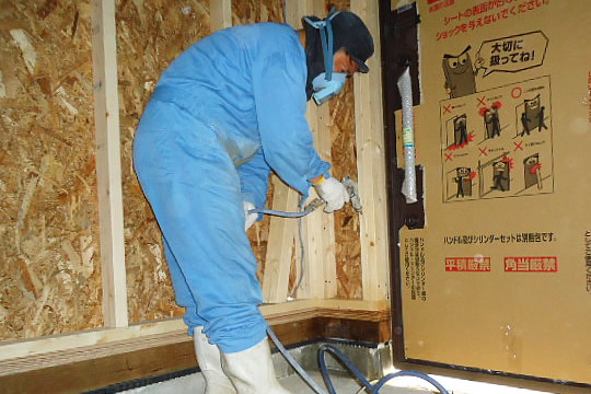 【新築】白蟻予防工事 写真